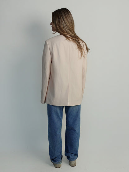 BONO DOUBLE-BREASTED JACKET CREAM ROSE