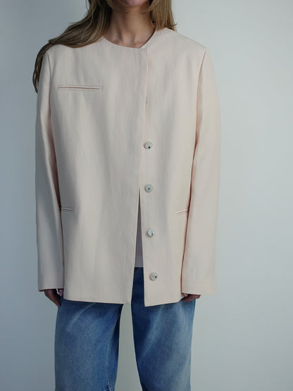 BONO DOUBLE-BREASTED JACKET CREAM ROSE
