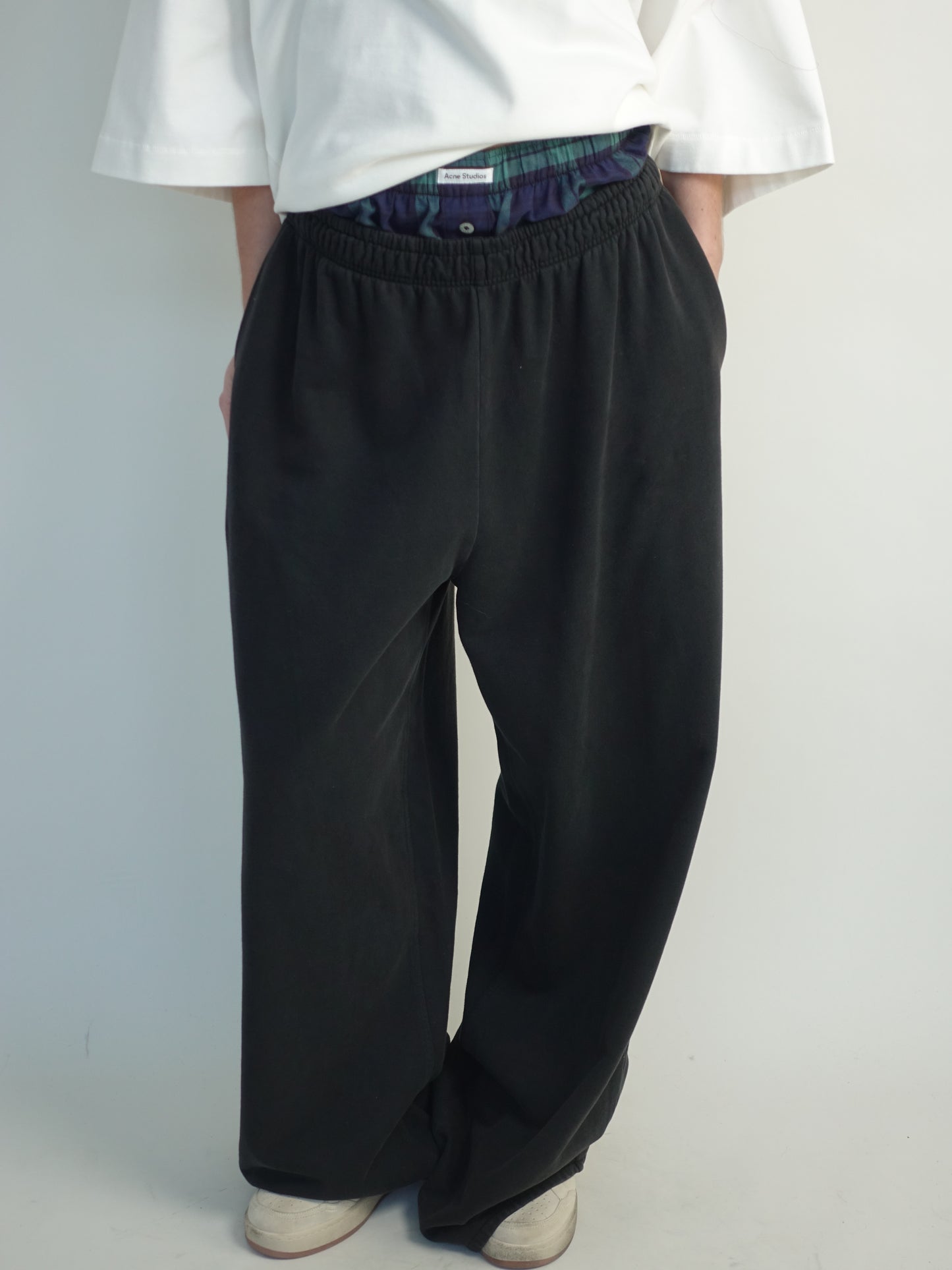 SWEATPANT BLACK/GREEN