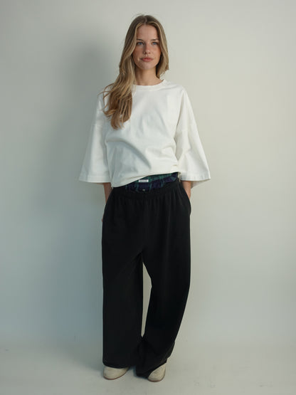 SWEATPANT BLACK/GREEN