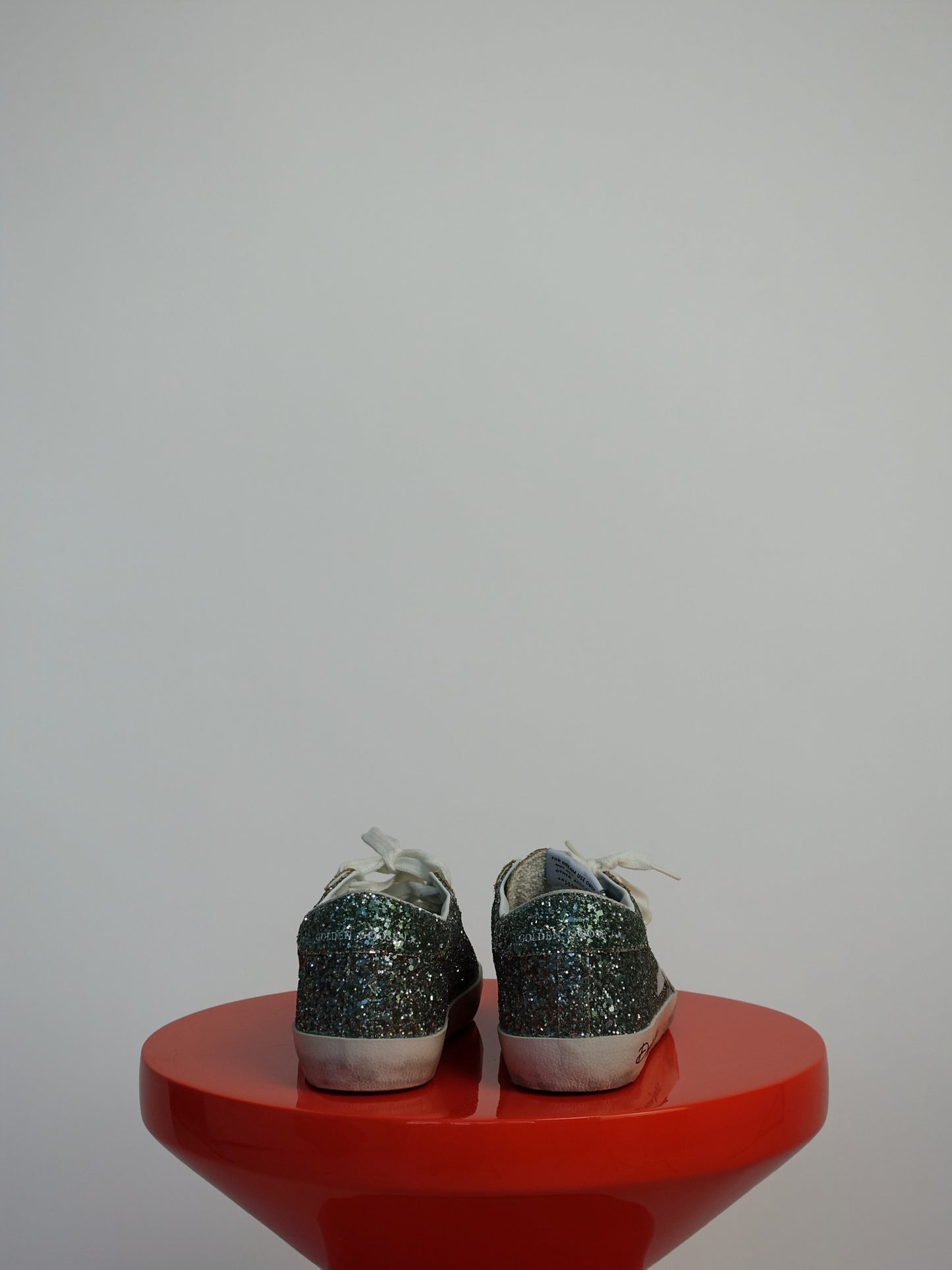 SUPER STAR GLITTER PLATINUM/GREEN