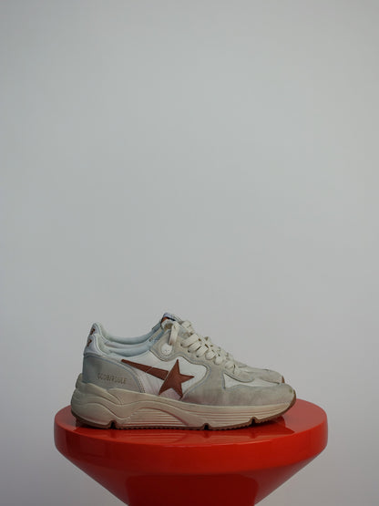 RUNNING SOLE WHITE/BEIGE/BROWN