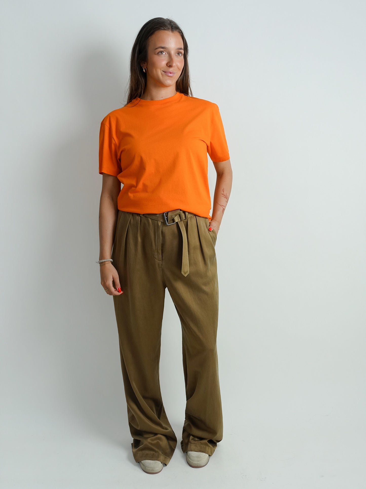 LOOSE FIT TEE BRIGHT ORANGE