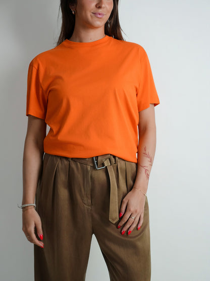 LOOSE FIT TEE BRIGHT ORANGE
