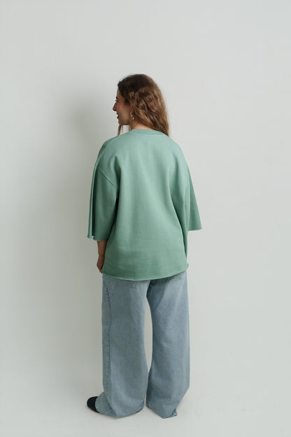 TONY SWEATER TEE SAGE GREEN