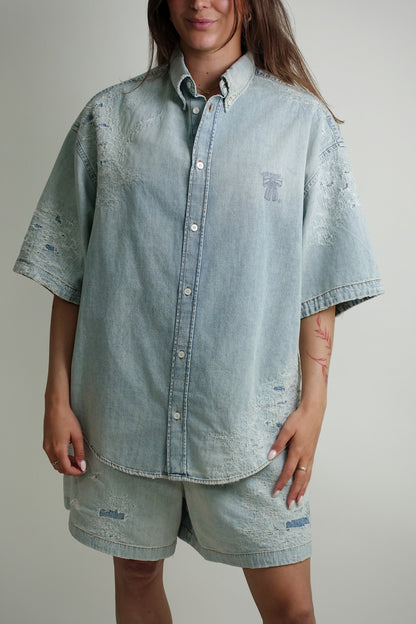 SETAR MENDING SHIRT LIGHT BLUE