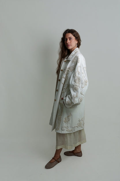 RONDERO EMB 3399 WWCOAT OFF WHITE