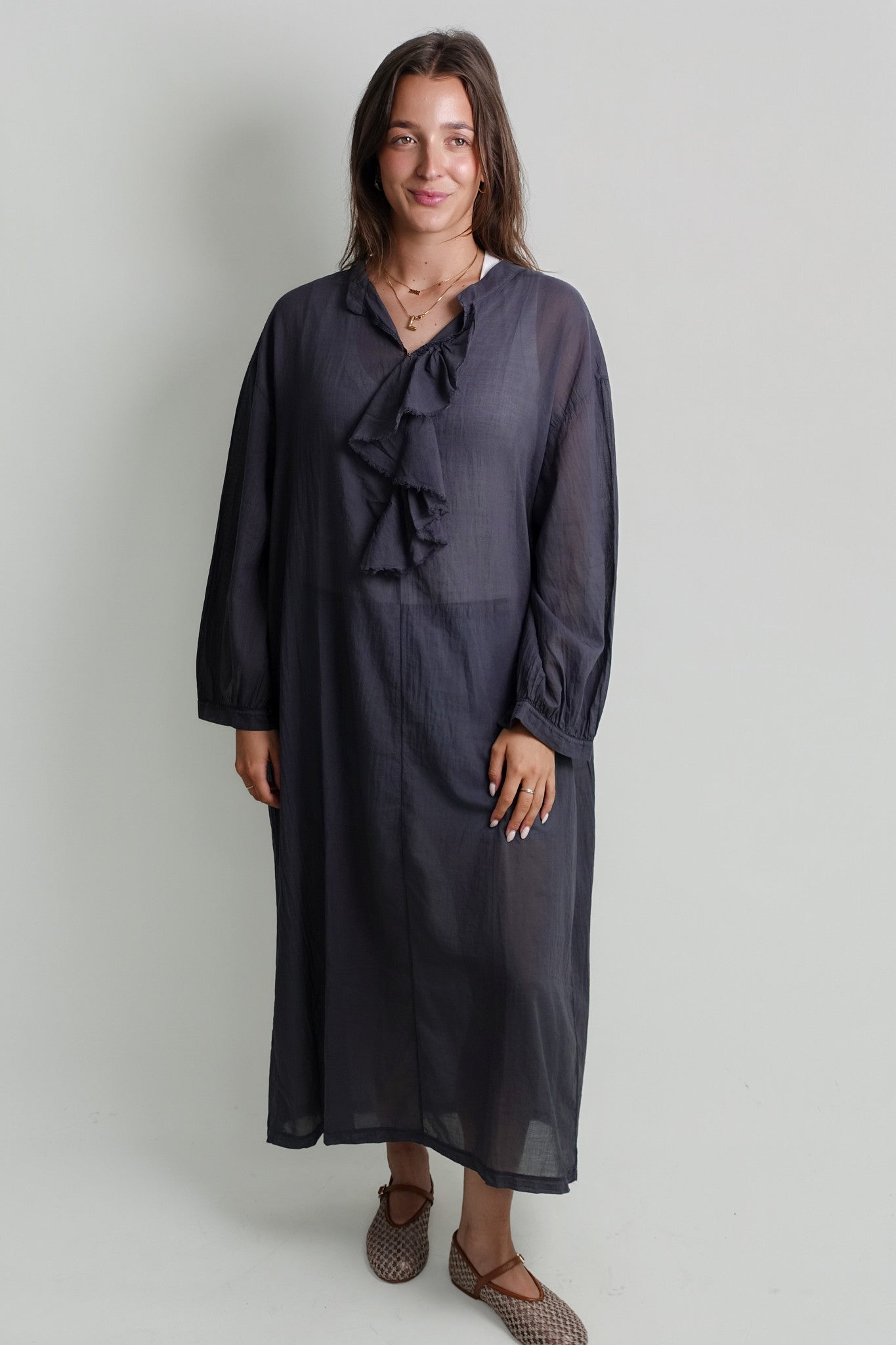 DRESS WASHED BLACK