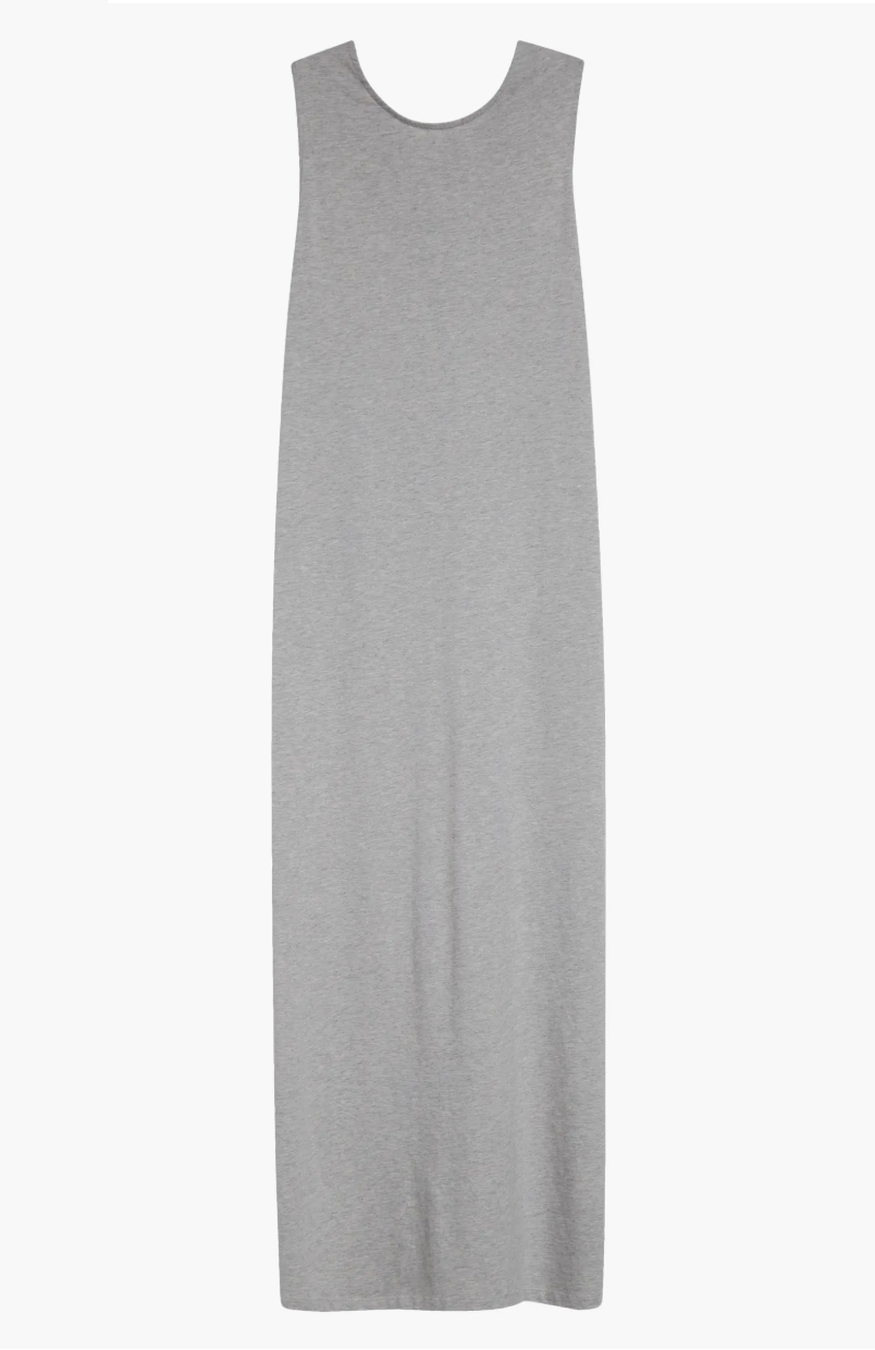 BACKLESS DRESS RAYNA GREY MELANGE