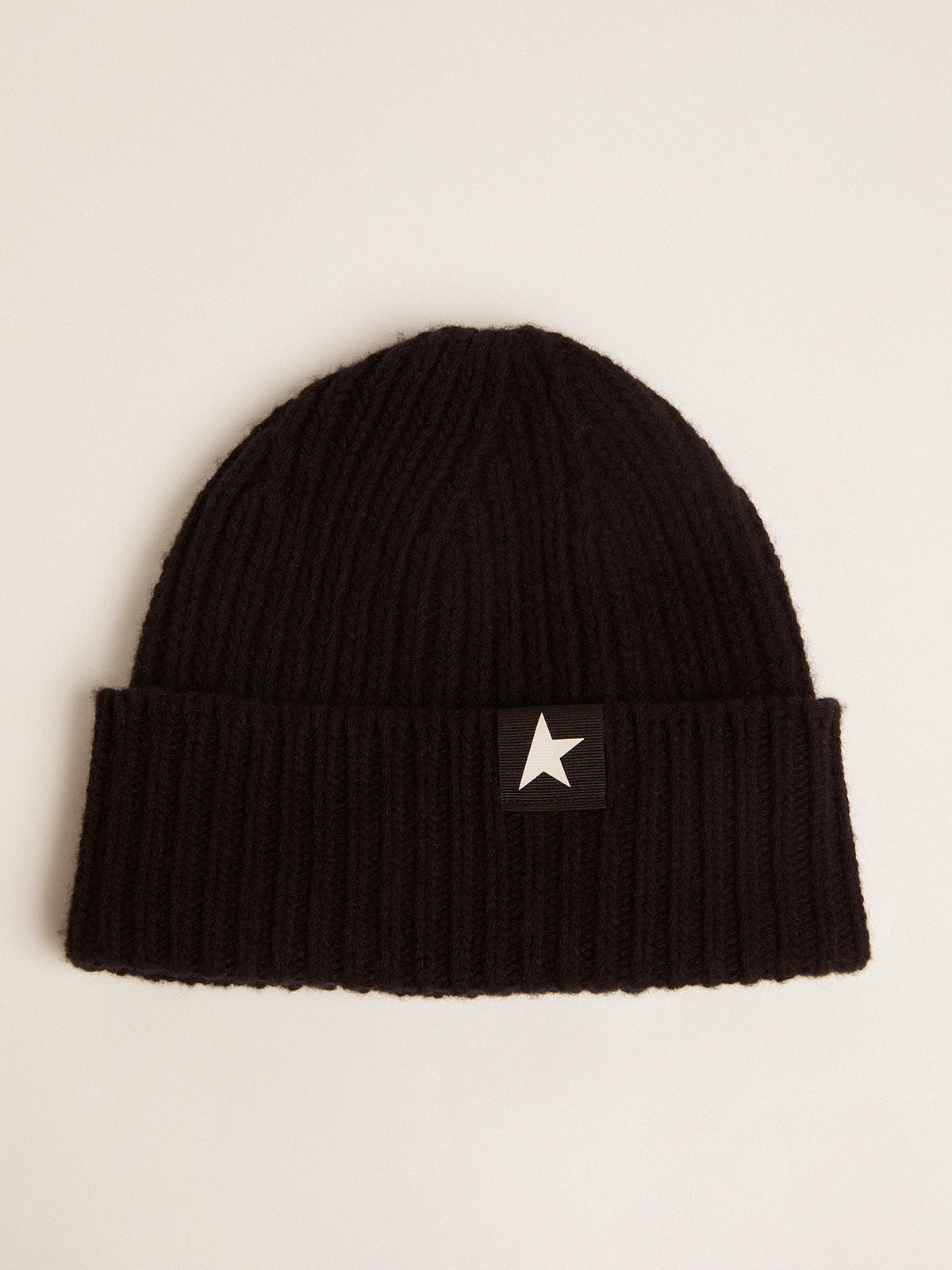 STAR/ BEANIE DAMIAN/ WO/ LOW TURN/LATERAL SMALL STAR BLACK