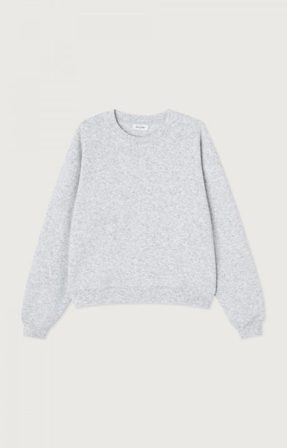 EVONA SWEATER GRIS CLAIR CHINE
