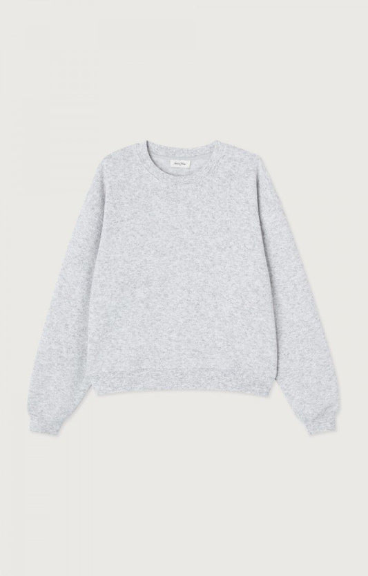 EVONA SWEATER GRIS CLAIR CHINE