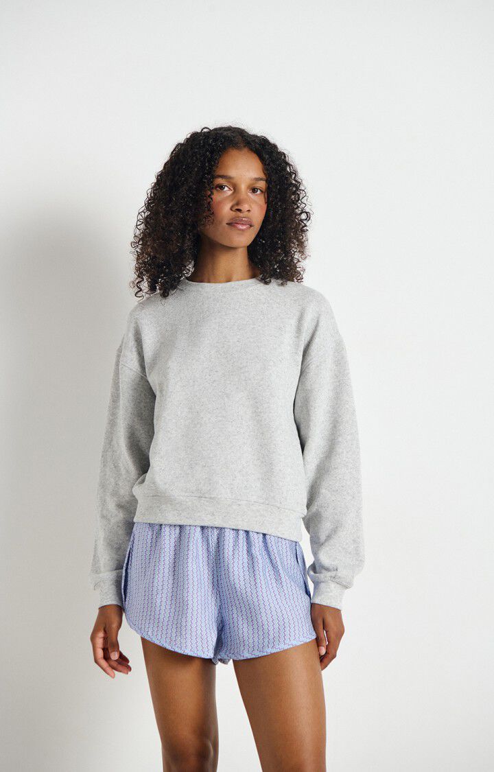 EVONA SWEATER GRIS CLAIR CHINE