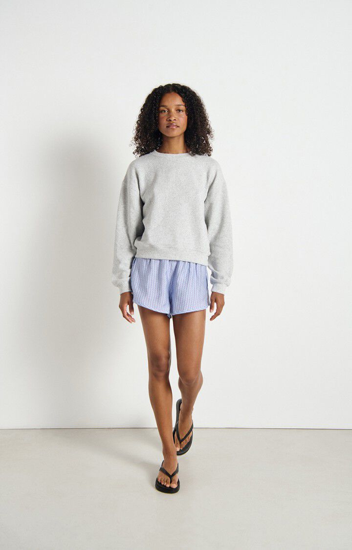 EVONA SWEATER GRIS CLAIR CHINE
