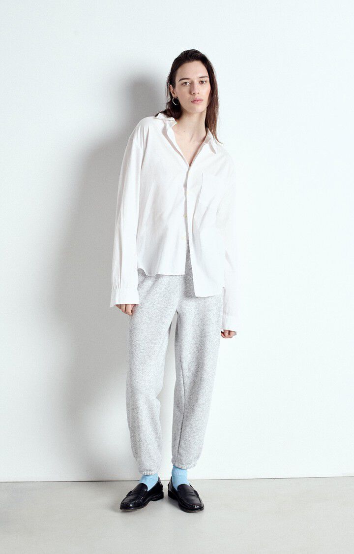 EVONA TROUSER GRIS CLAIR CHINE