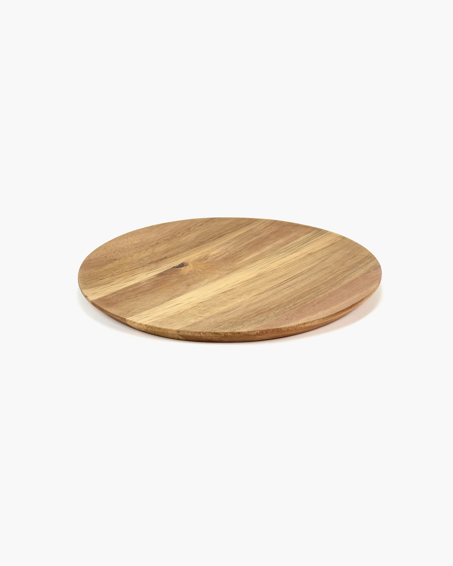WOODEN PLATE L DUNES BROWN