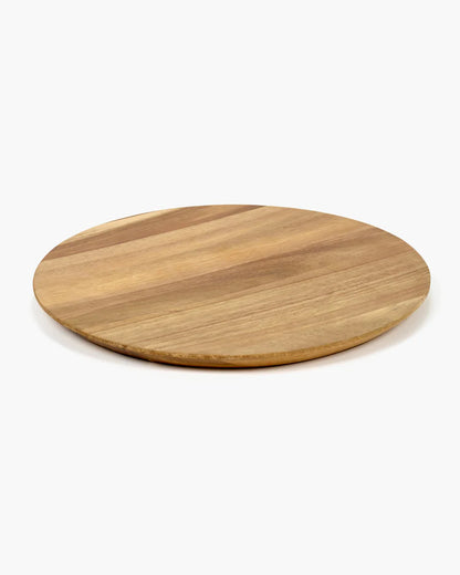 WOODEN PLATE XL DUNES BROWN