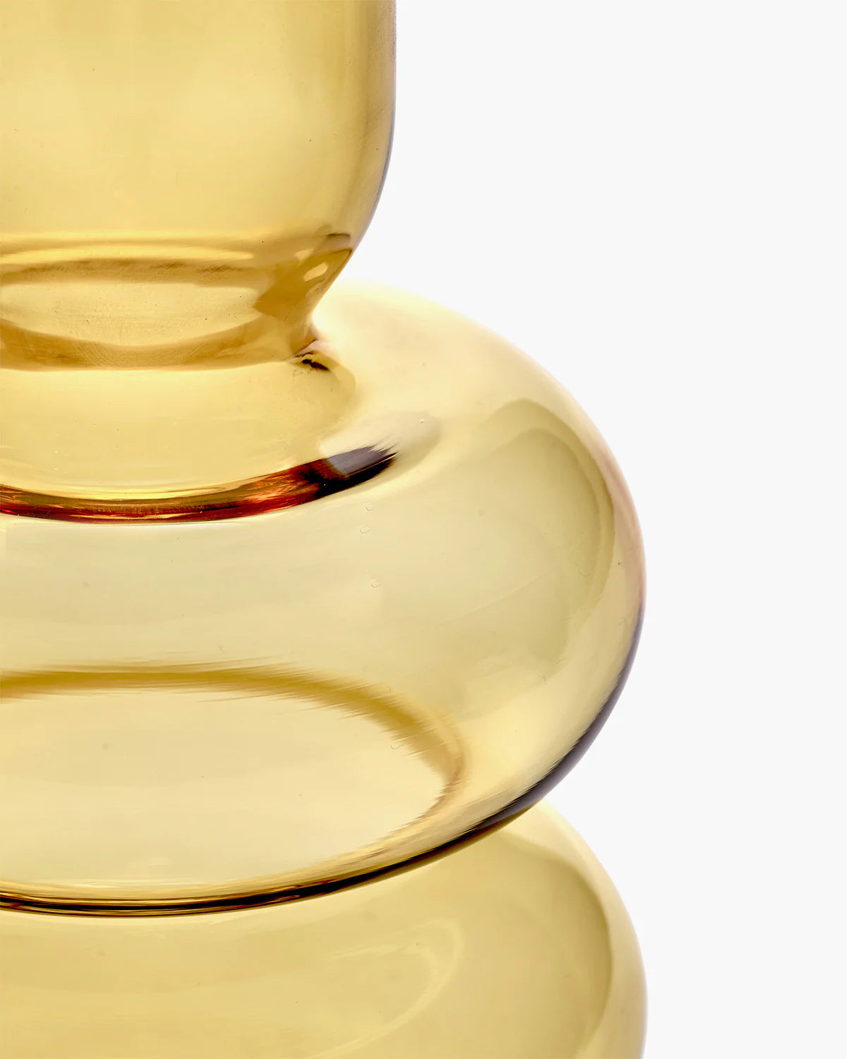 VASE BUBBLE YELLOW