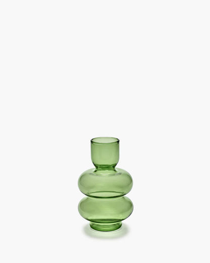 VASE GREEN BUBBLE GREEN