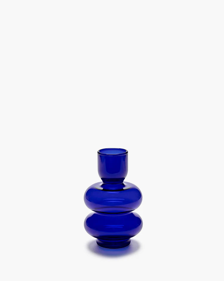 VASE BUBBLE BLUE
