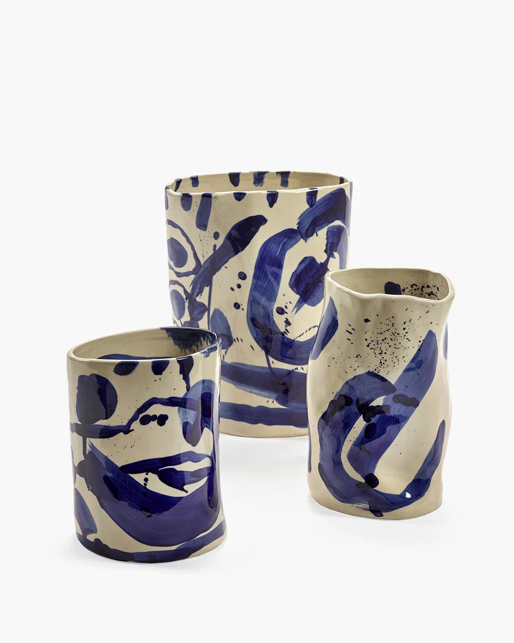 VASE S SOPHIA BLUE