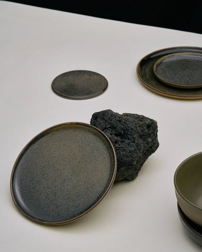 PLATE L INDI GREY SURFACE