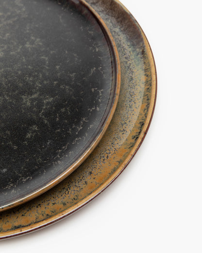 PLATE L INDI GREY SURFACE