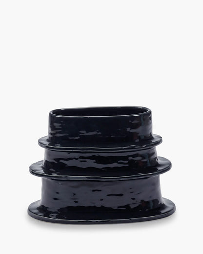 FLOWER POT 06 S DARK BLUE MOLLY