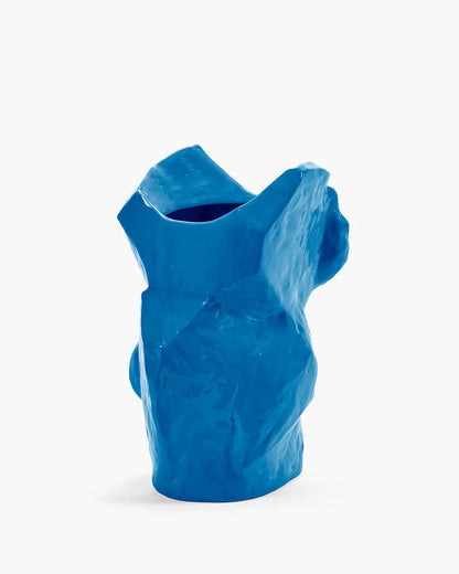OWL VASE L BLUE AFTER MIDNIGHT