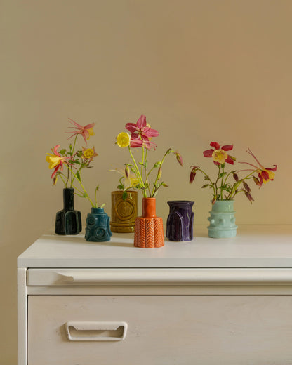 VASE ASS/6 GLAZED MOLLY MIX
