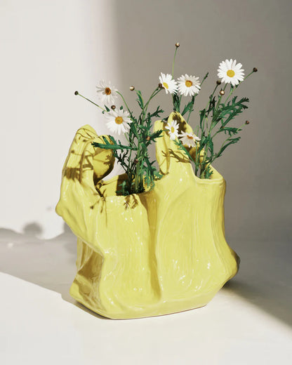 VASE S GALA YELLOW