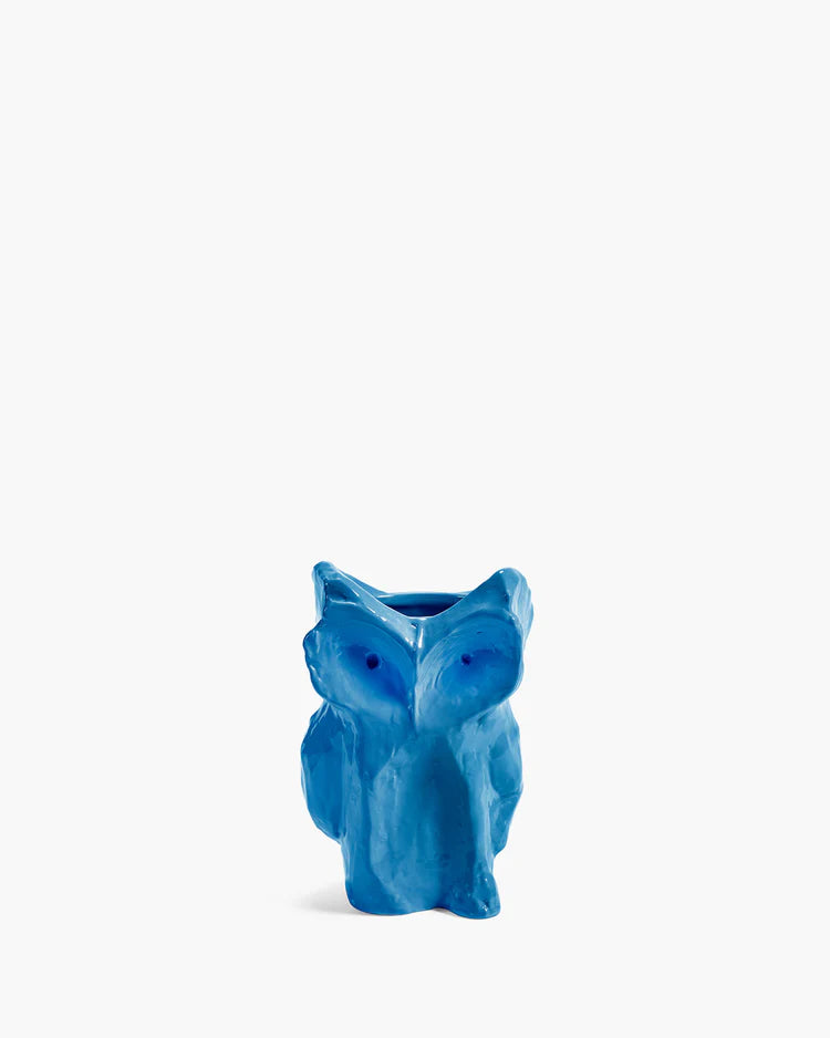 OWL VASE XS BLUE AFTER MIDNIGHT