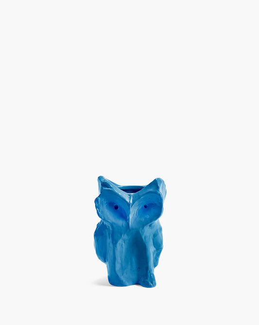OWL VASE XS BLUE AFTER MIDNIGHT