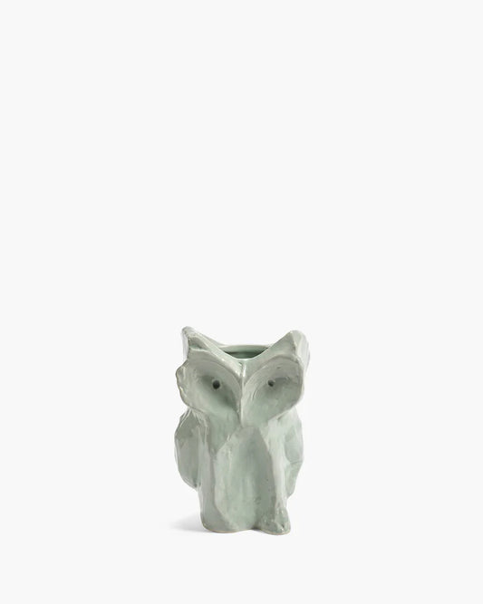 OWL VASE XS LIGHT BLUE BLUE