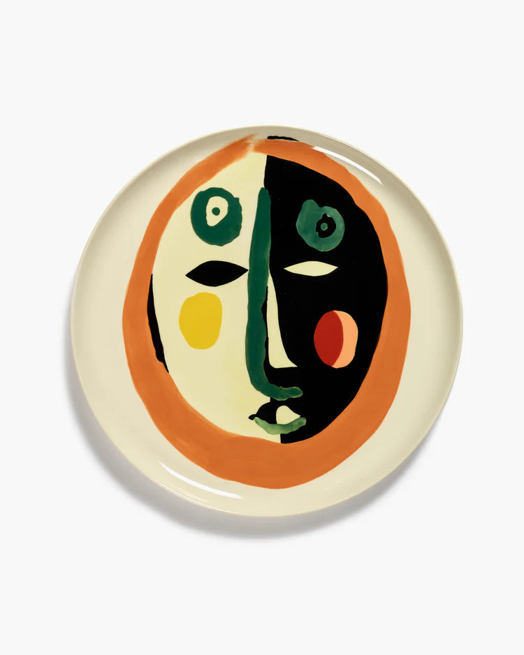 SERVING PLATE FACE N1 FEAST
