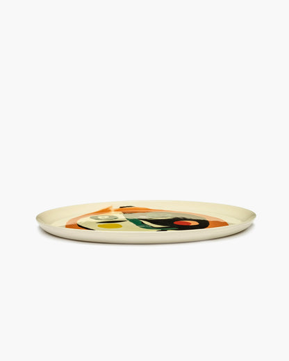 SERVING PLATE FACE N1 FEAST