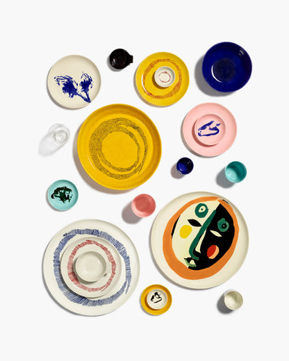 SERVING PLATE FACE N1 FEAST