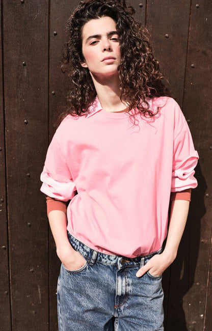 FIZVALLEY T-SHIRT ROSE FLUO