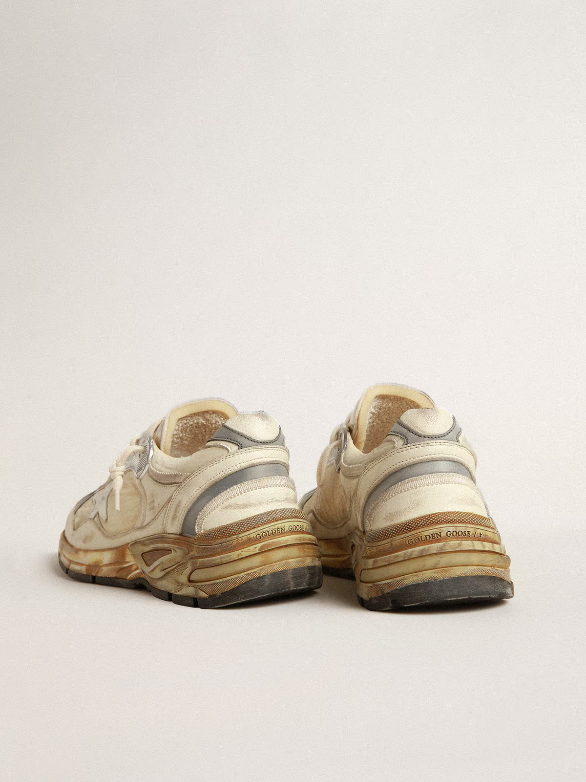 RUNNING DAD NYLON AND NAPPA UPPER WITH TRIMS LEATHER STAR