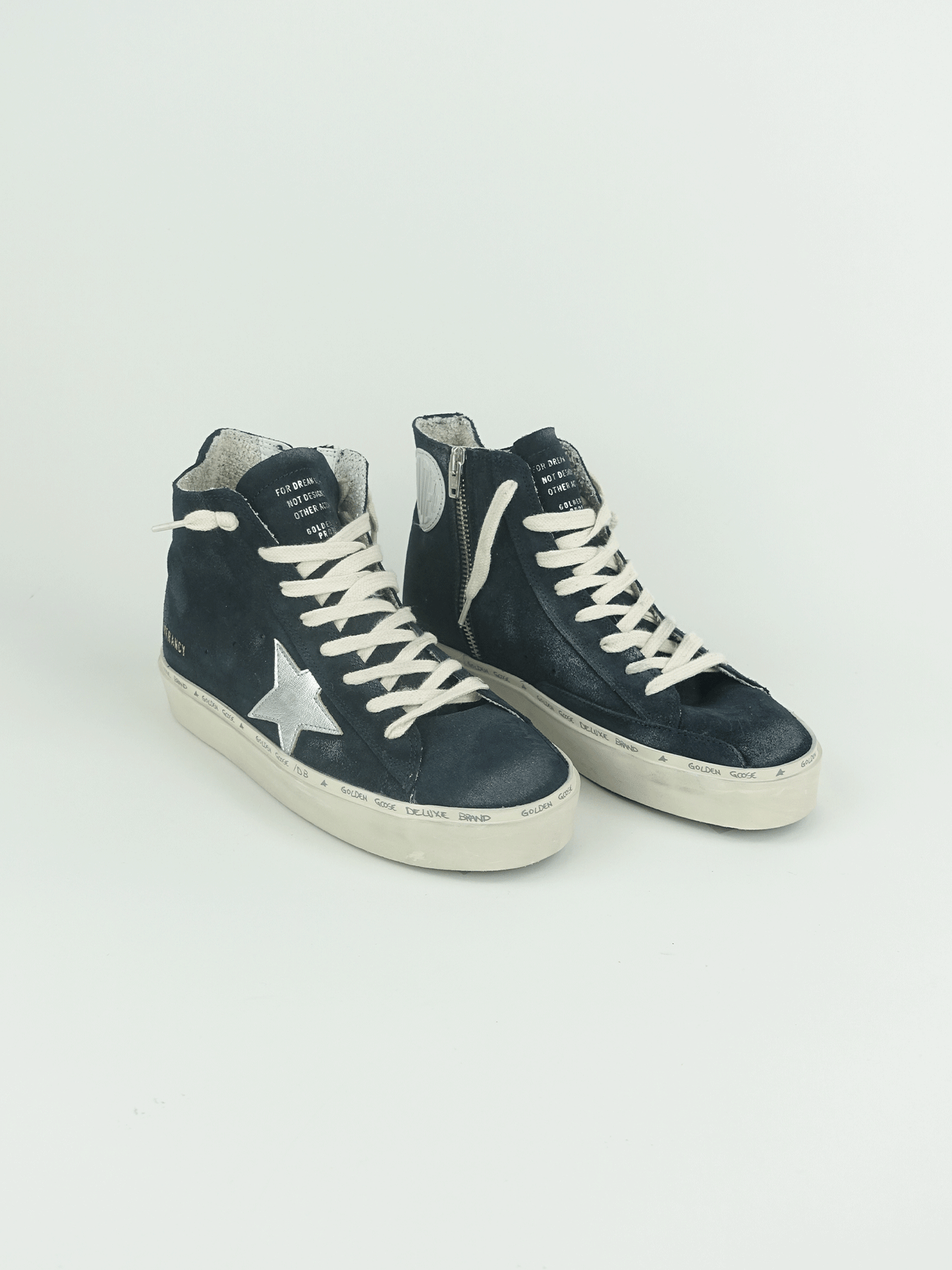 HI FRANCY SUEDE UPPER LAMINATED STAR BLUE/SILVER
