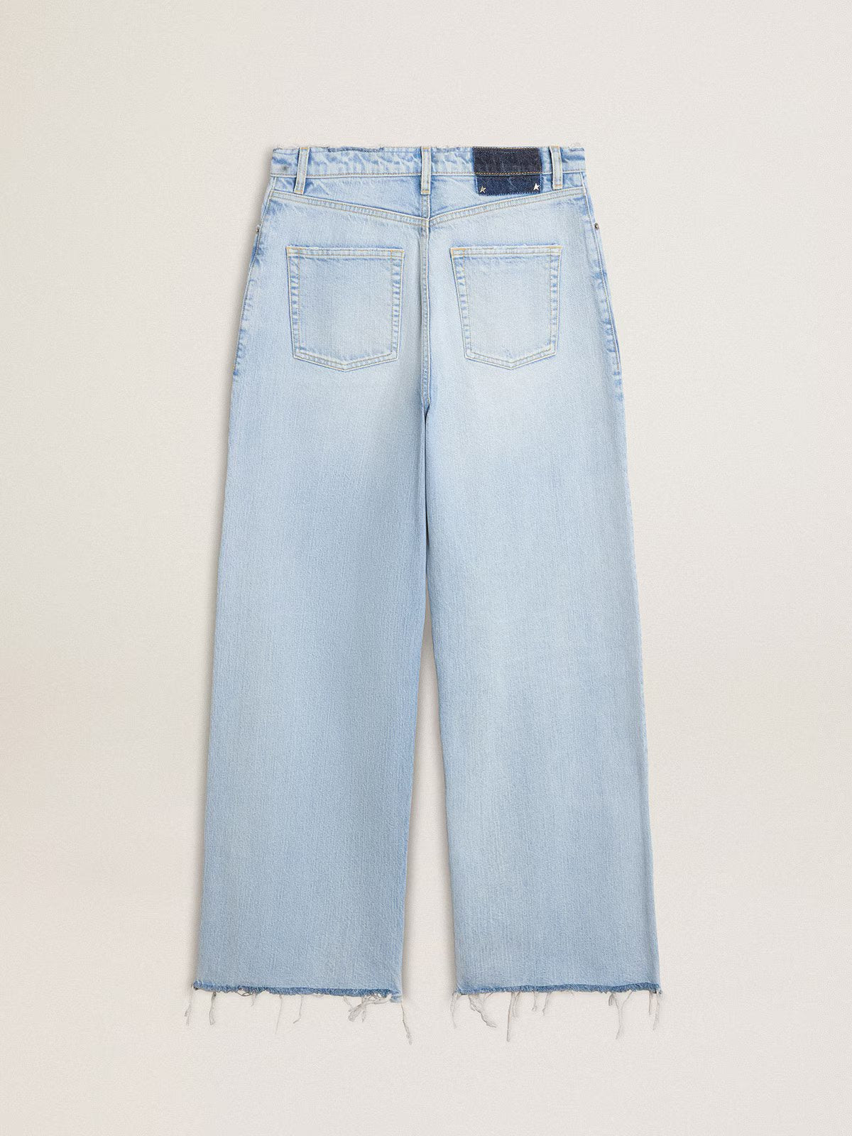 JOURNEY W'S MELODY BOYFRIEND PANT DESTOYED BLEACHED DENIM CLOUD BLUE