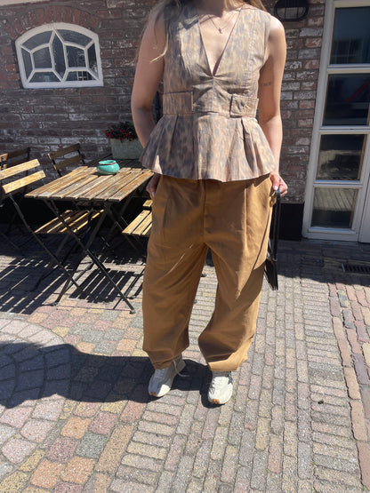 UTILITY PANTS CAMEL