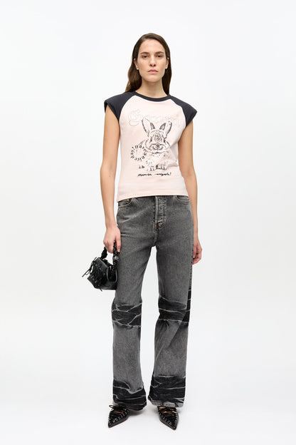 STRETCH FUTURE DENIM IZEY BLACK WASHED