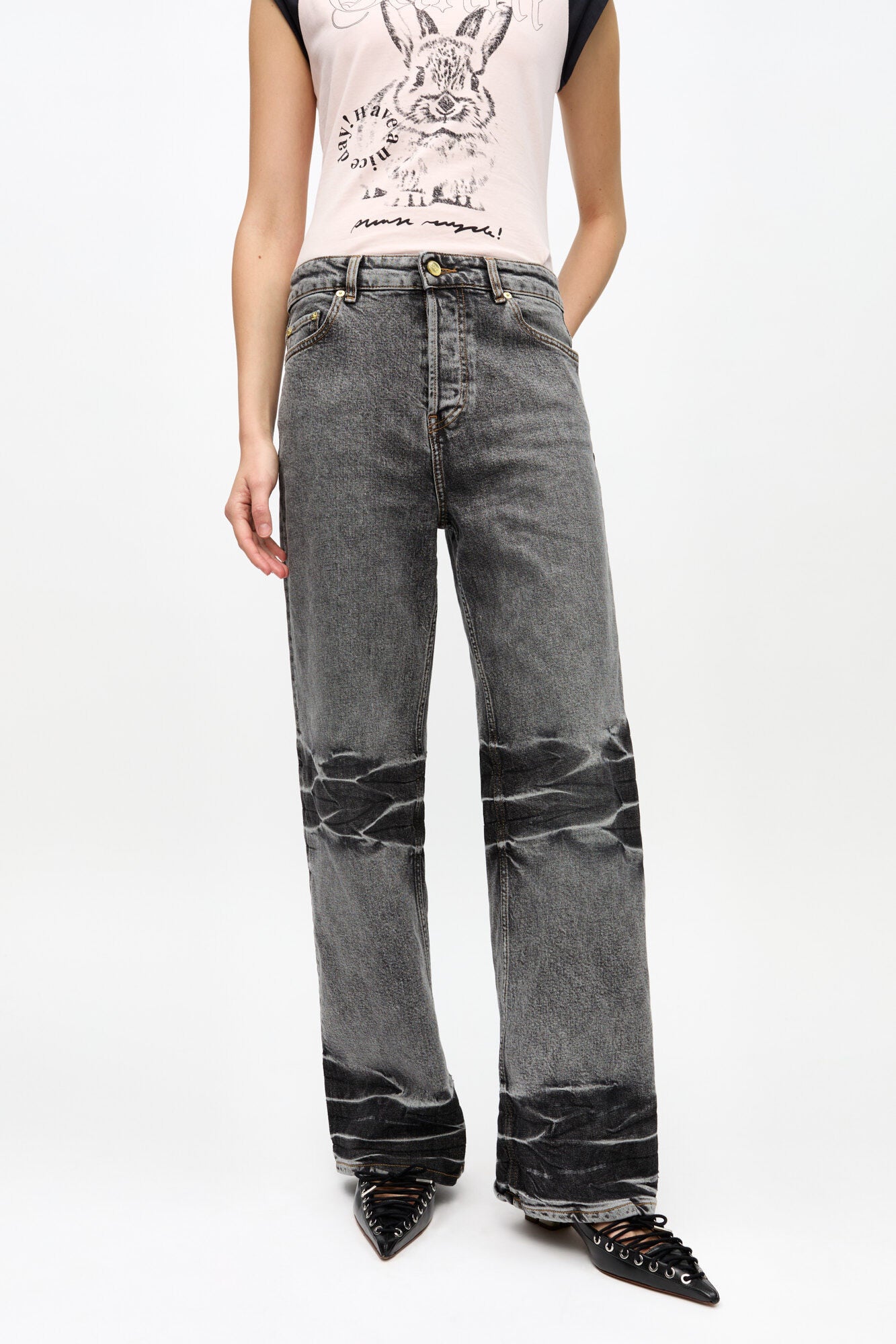STRETCH FUTURE DENIM IZEY BLACK WASHED