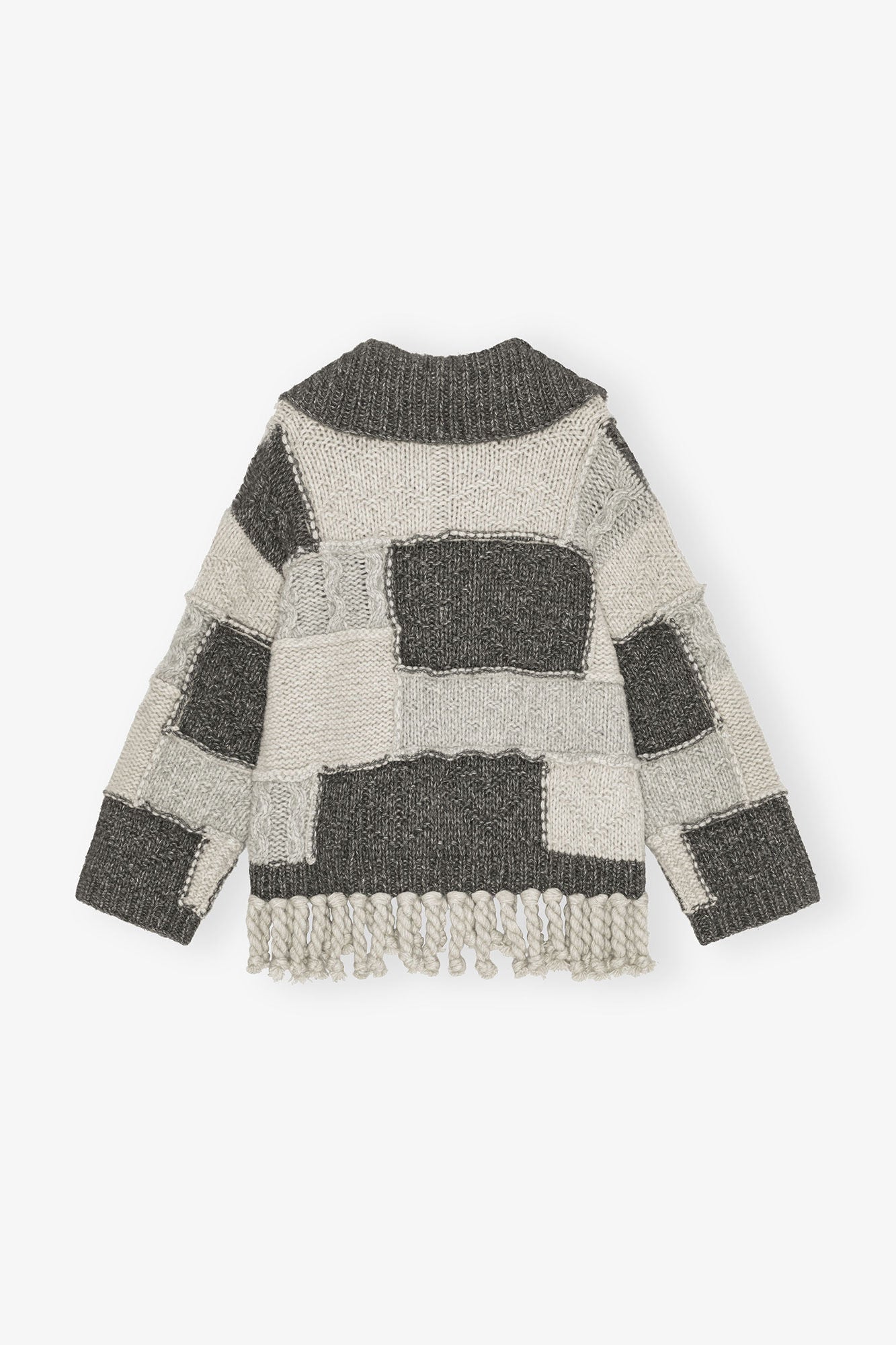 WOOL COTTON BUBBLE SWEATER MULTICOLOUR