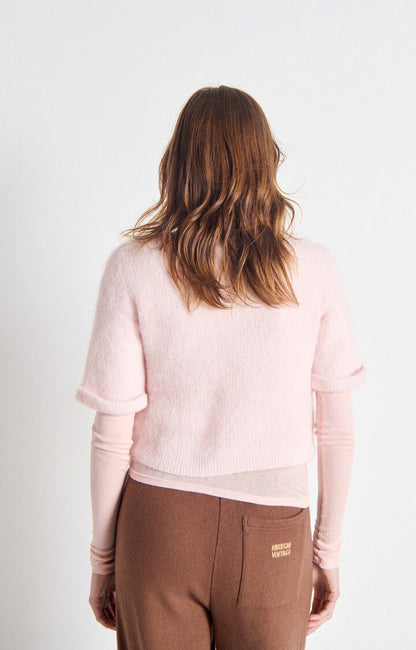NENYBAY SWEATER BOUTON DE ROSE
