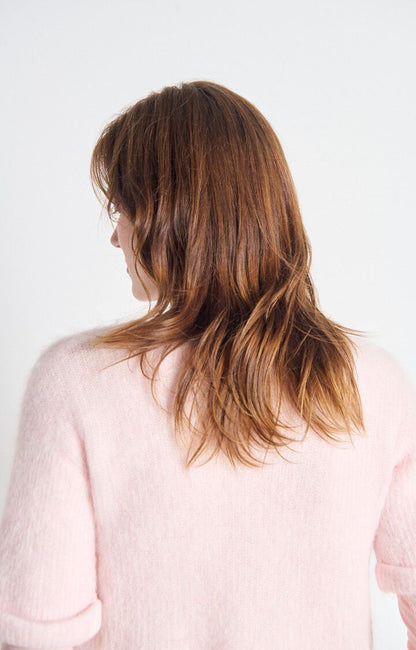 NENYBAY SWEATER BOUTON DE ROSE