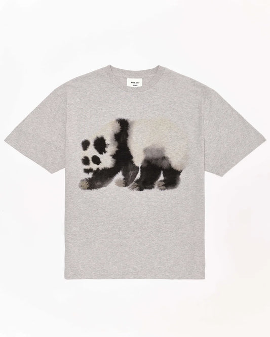 PANDA T-SHIRT GREY