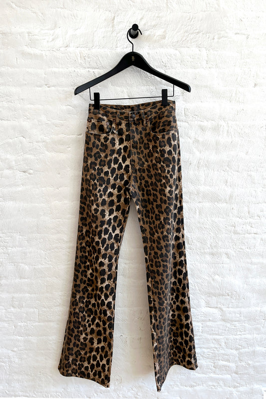 JANE JEAN STONE WASHED LEOPARD