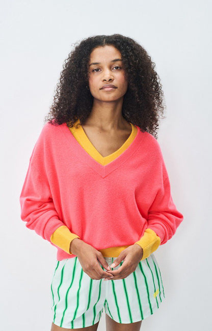RAXOW SWEATER HORTENSIA FLUO